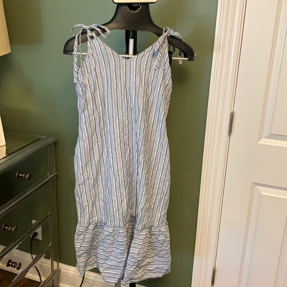 Striped maxi dress